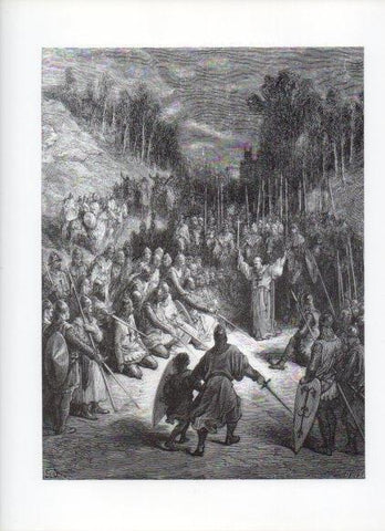 LAMINA V16087: Las Cruzadas. Ilustracion de Gustavo Dore. Modelo 203