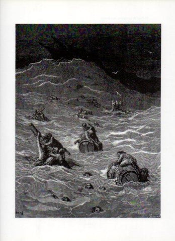 LAMINA V16083: Orlando Furioso ilustracion de Gustavo Dore. Modelo 199