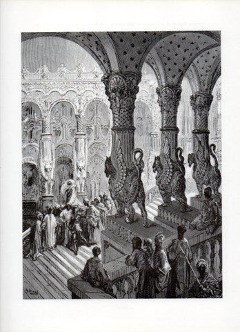 LAMINA V16082: Orlando Furioso ilustracion de Gustavo Dore. Modelo 198