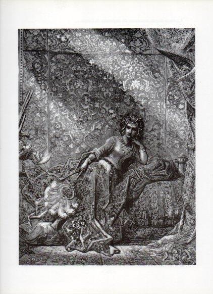LAMINA V16081: Orlando Furioso ilustracion de Gustavo Dore. Modelo 197