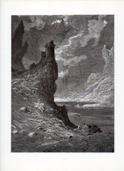 LAMINA V16079: Orlando Furioso ilustracion de Gustavo Dore. Modelo 195