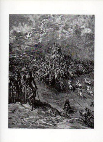 LAMINA V16069: Orlando Furioso ilustracion de Gustavo Dore. Modelo 185