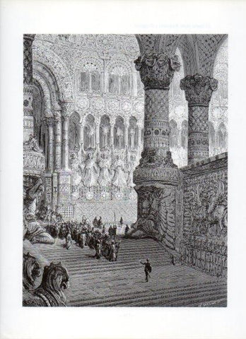 LAMINA V16068: Orlando Furioso ilustracion de Gustavo Dore. Modelo 184