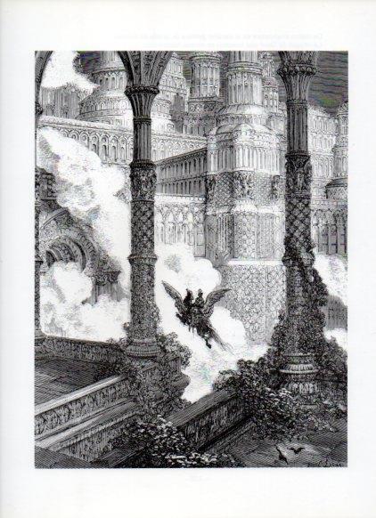 LAMINA V16065: Orlando Furioso ilustracion de Gustavo Dore. Modelo 181