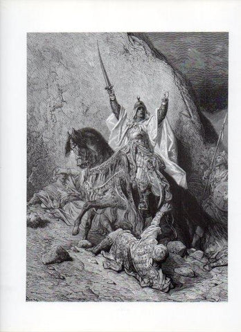 LAMINA V16117: Las Cruzadas. Ilustracion de Gustavo Dore. Modelo 233