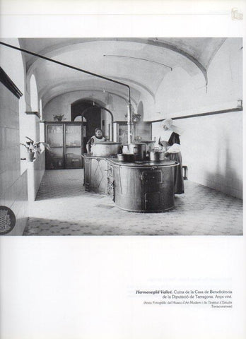 LAMINA V16281: Cocina de la Casa de Beneficiencia de la Diputacion de Tarragona 1920