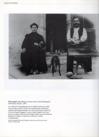 LAMINA V16275: Alpargateros en Santa Margarida de Montbui en 1909