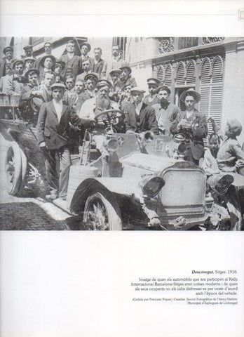 LAMINA V16256: Coche en Sitges en 1916