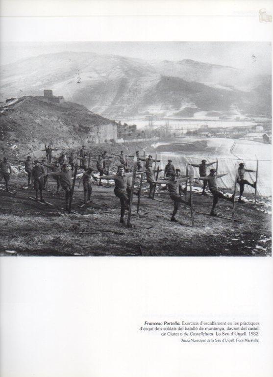LAMINA V16313: Soldados del batallon de montaña en la Seu d'Urgell 1932