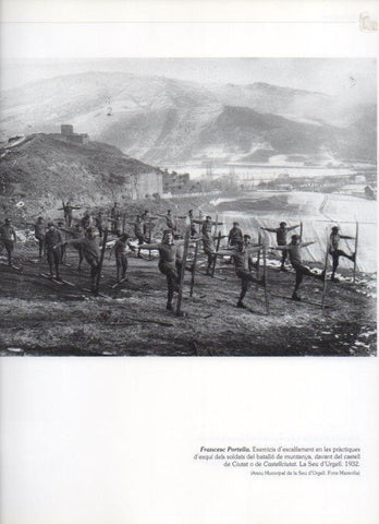 LAMINA V16313: Soldados del batallon de montaña en la Seu d'Urgell 1932