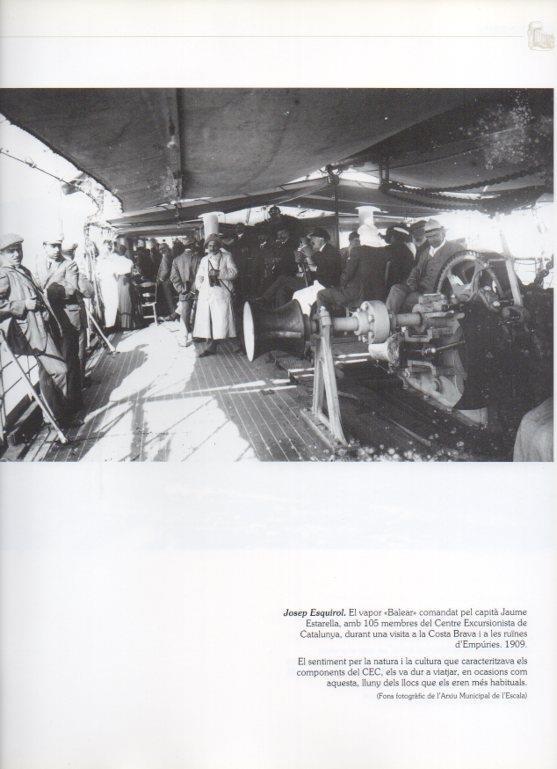 LAMINA V16310: Miembros del Centre Excursionista de Cataluna en el vapor Balear 1909