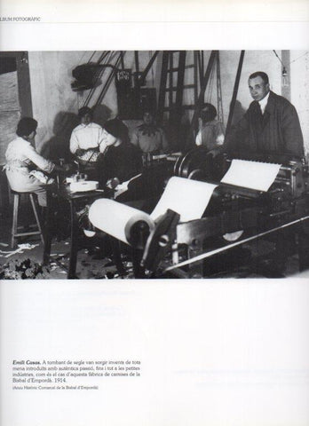 LAMINA V16295: Fabrica de camisas en La Bisbal d'Emporda año 1914