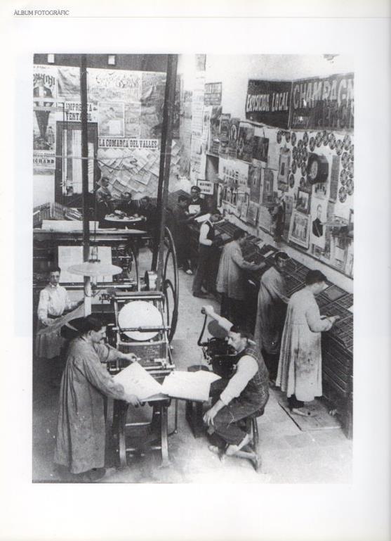 LAMINA V16294: Imprenta Ventanyol, Terrassa 1906