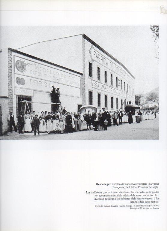 LAMINA V16293: Fabrica de conservas Salvador Balaguer, Lleida 1900
