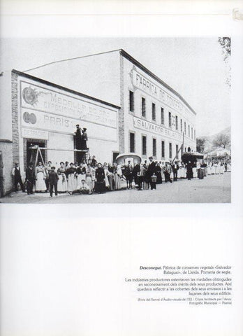 LAMINA V16293: Fabrica de conservas Salvador Balaguer, Lleida 1900
