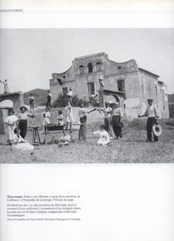LAMINA V16290: Vista de Can Oliveres en l'Hospitalet de Llobregat 1900