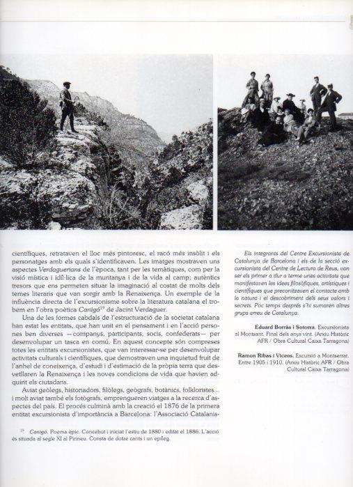 LAMINA V16195: Excursionistas en el Montsant años 1920 y Excursion a Montserrat 1905 -1910