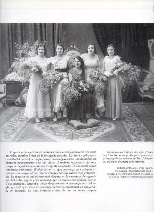LAMINA V16192: Antonieta Tomas i Ciuro Mis Esplugues 1934