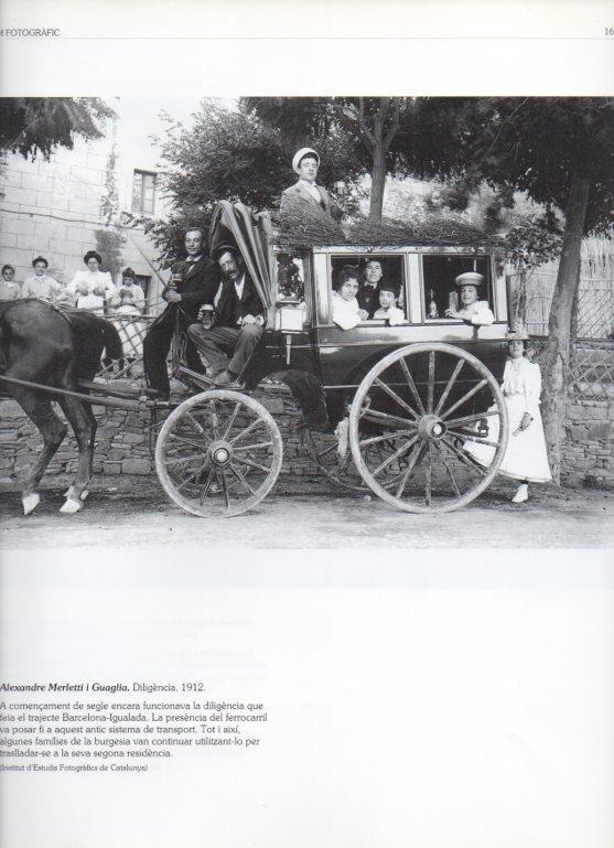 LAMINA V16247: Diligencia del trayecto entre Barcelona e Igualada en 1912