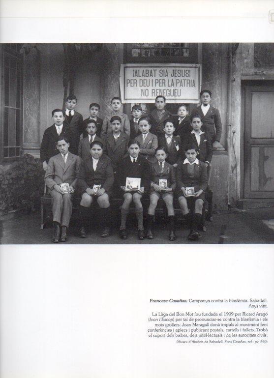 LAMINA V16240: Campaña contra la blasfemia en Sabadell 1920