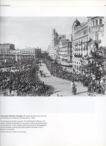 LAMINA V16232: Procesion del Corpus en la Plaça Catalunya de Barcelona 1925