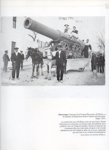 LAMINA V16224: Carroza de la Societat Recreativa El Retiro, Sitges 1915