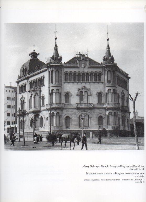 LAMINA V16222: Vista de la Avinguda Diagonal de Barcelona en marzo de 1913