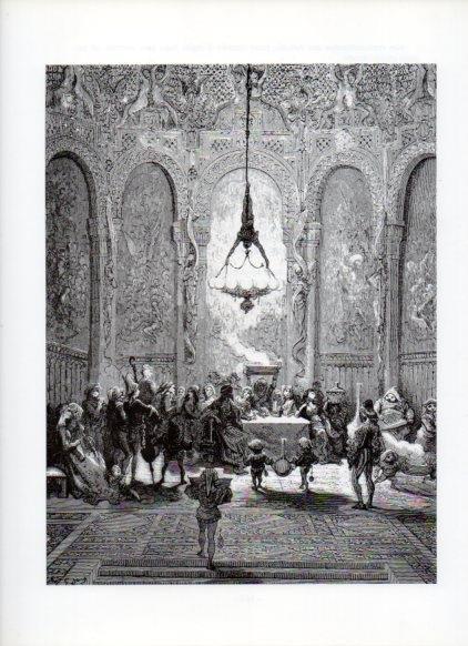 LAMINA V16061: Orlando Furioso ilustracion de Gustavo Dore. Modelo 177