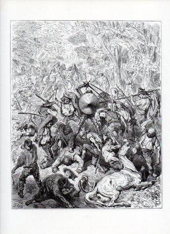LAMINA V15894: Don Quijote de la Mancha. Ilustracion de Gustavo Dore. Modelo 010