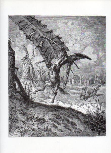 LAMINA V15891: Don Quijote de la Mancha. Ilustracion de Gustavo Dore. Modelo 007