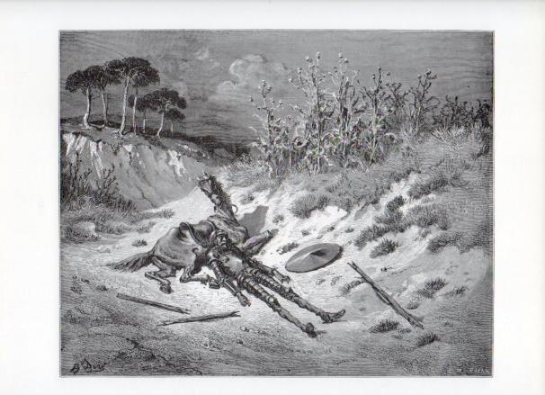 LAMINA V15889: Don Quijote de la Mancha. Ilustracion de Gustavo Dore. Modelo 005