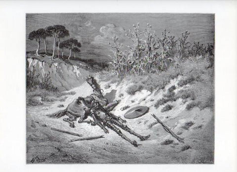 LAMINA V15889: Don Quijote de la Mancha. Ilustracion de Gustavo Dore. Modelo 005