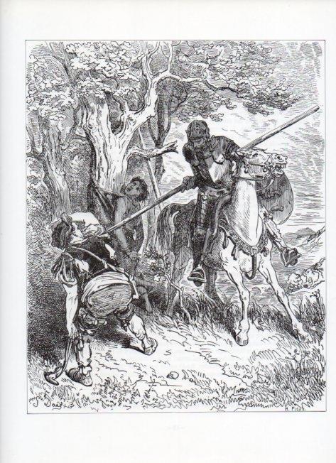 LAMINA V15887: Don Quijote de la Mancha. Ilustracion de Gustavo Dore. Modelo 003