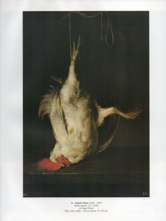 LAMINA V15880: Gallo muerto por Gabriel Metsu