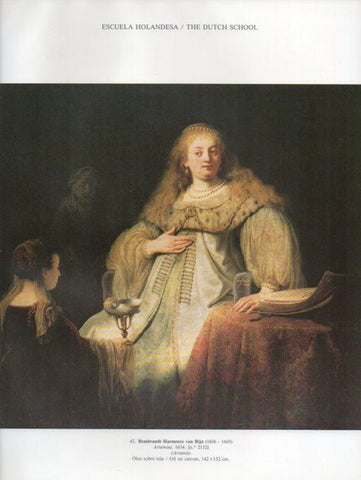 LAMINA V15878: Artemisa por Rembrandt