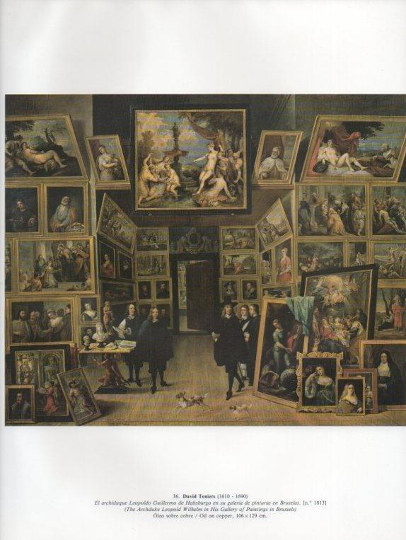 LAMINA V15875: El archiduque Leopoldo Guillermo de Habsburgo en su galeria de pinturas por David Teniers