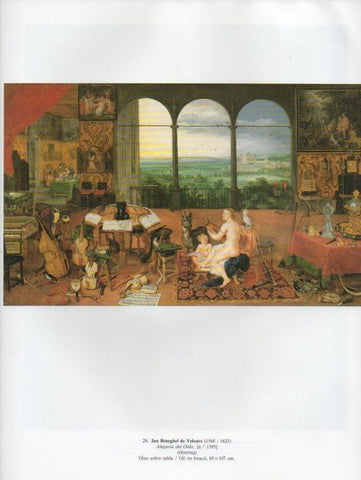 LAMINA V15871: Alegoria del Oido por Jan Brueghel de Velours