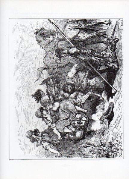 LAMINA V15930: Don Quijote de la Mancha. Ilustracion de Gustavo Dore. Modelo 046