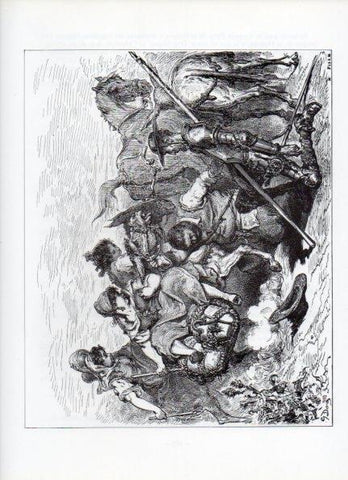 LAMINA V15930: Don Quijote de la Mancha. Ilustracion de Gustavo Dore. Modelo 046