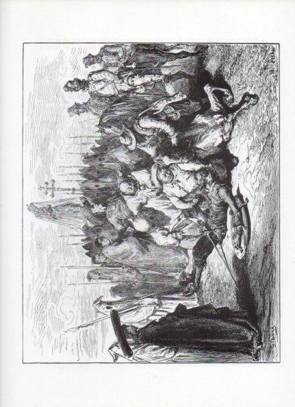 LAMINA V15928: Don Quijote de la Mancha. Ilustracion de Gustavo Dore. Modelo 044