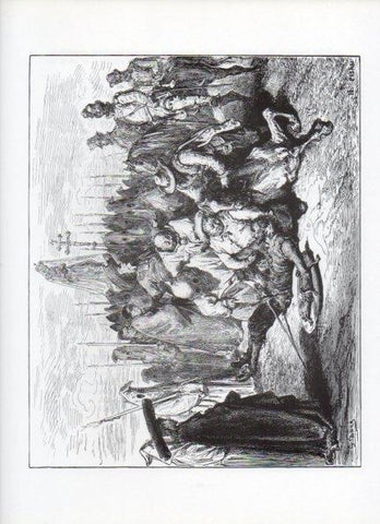 LAMINA V15928: Don Quijote de la Mancha. Ilustracion de Gustavo Dore. Modelo 044
