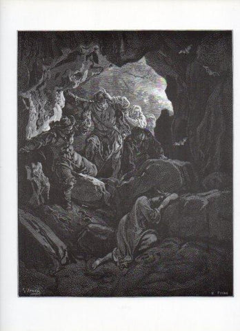LAMINA V15926: Don Quijote de la Mancha. Ilustracion de Gustavo Dore. Modelo 042