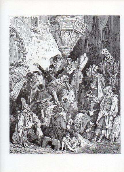 LAMINA V15925: Don Quijote de la Mancha. Ilustracion de Gustavo Dore. Modelo 041