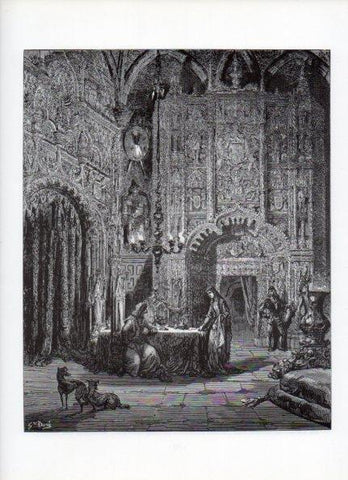 LAMINA V15924: Don Quijote de la Mancha. Ilustracion de Gustavo Dore. Modelo 040