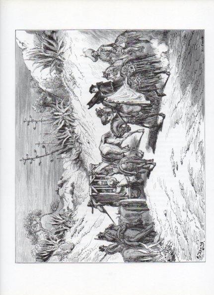 LAMINA V15922: Don Quijote de la Mancha. Ilustracion de Gustavo Dore. Modelo 038