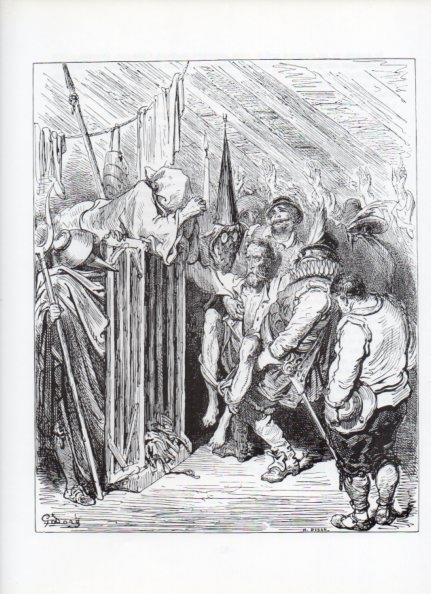LAMINA V15920: Don Quijote de la Mancha. Ilustracion de Gustavo Dore. Modelo 036