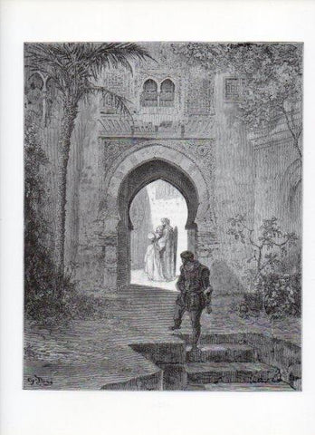 LAMINA V15915: Don Quijote de la Mancha. Ilustracion de Gustavo Dore. Modelo 031