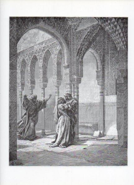 LAMINA V15914: Don Quijote de la Mancha. Ilustracion de Gustavo Dore. Modelo 030
