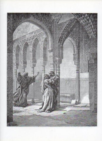 LAMINA V15914: Don Quijote de la Mancha. Ilustracion de Gustavo Dore. Modelo 030