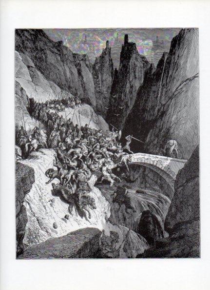 LAMINA V15910: Don Quijote de la Mancha. Ilustracion de Gustavo Dore. Modelo 026